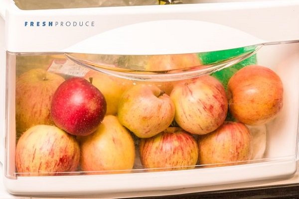 как хранить яблоки в холодильнике