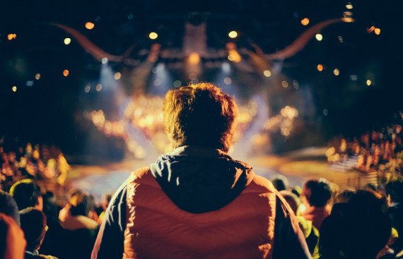 на концерте