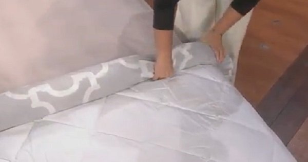 как заправлять пододеяльник