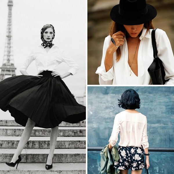 белая рубашка