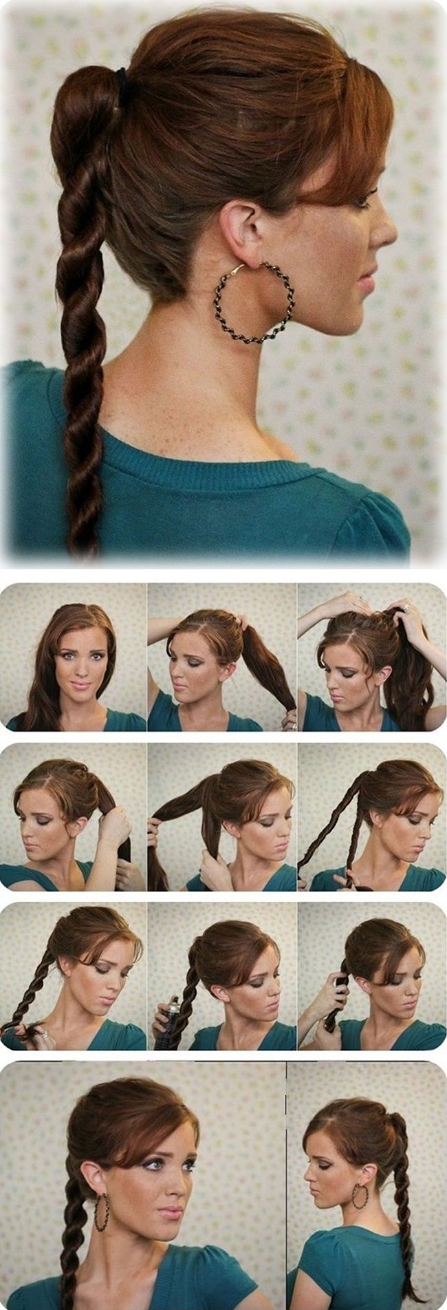 оригинальная прическа