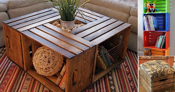 Куда пристроить старые ящики