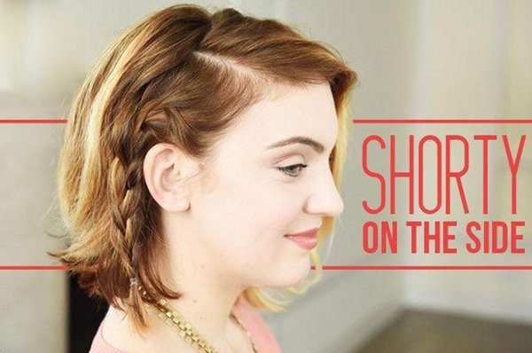 прическа для коротких волос