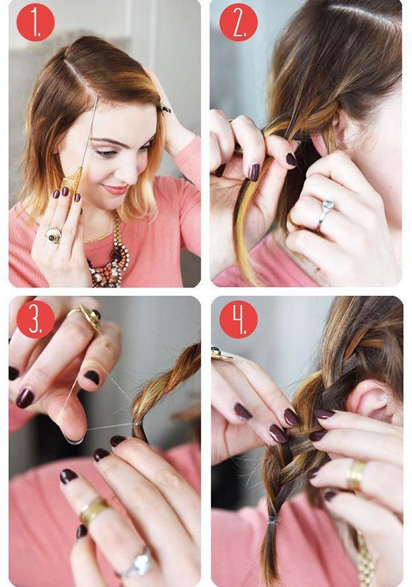 прическа для коротких волос