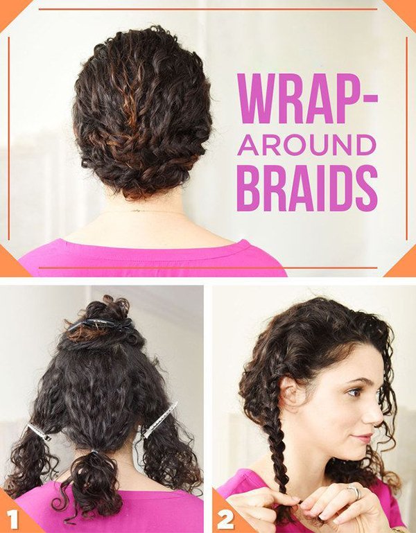 оригинальная прическа