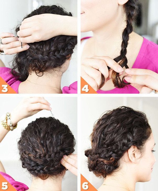 оригинальная прическа