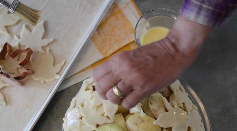 как украсить пирог с повидлом