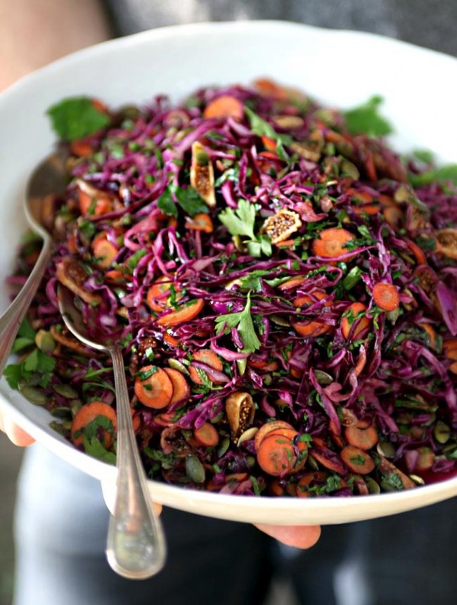 фиолетовый салат