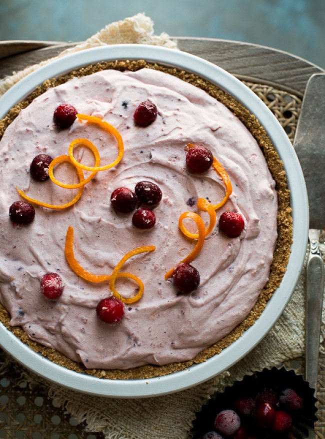 клюквенный торт