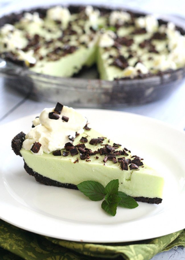 мятный торт