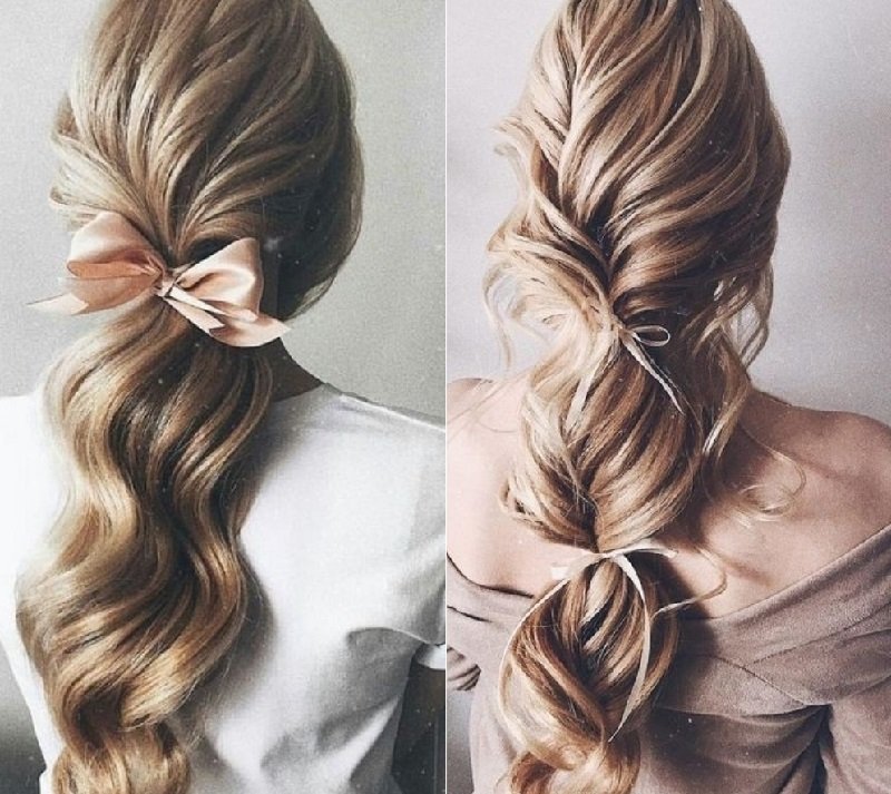 ленты в волосах