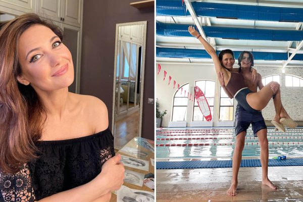 Сын носит на руках: Екатерина Климова поделилась фотографией, на которой выглядит не старше своего 15-летнего сына