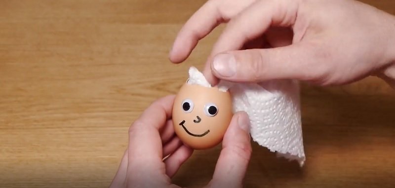 мини-сад в яичной скорлупе