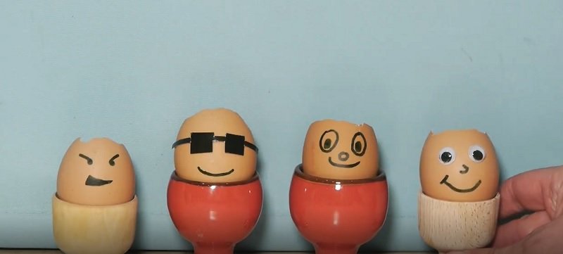 мини-сад в яичной скорлупе