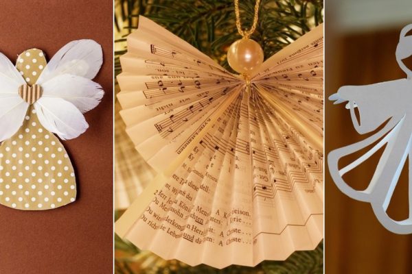 Как сделать ангела из бумаги