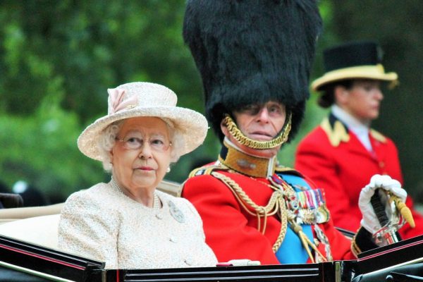 LONDON, UK - JUNE 13: The Royal Family appears during Trooping the Colour ceremony, on June 13, 2015 in London, England, UK