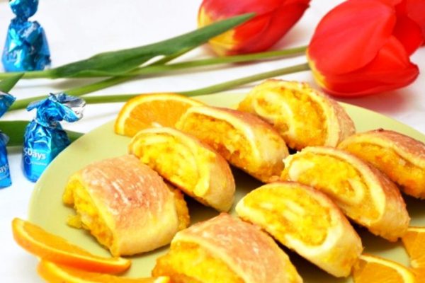 Простой рецепт самого вкусного апельсинового печенья.