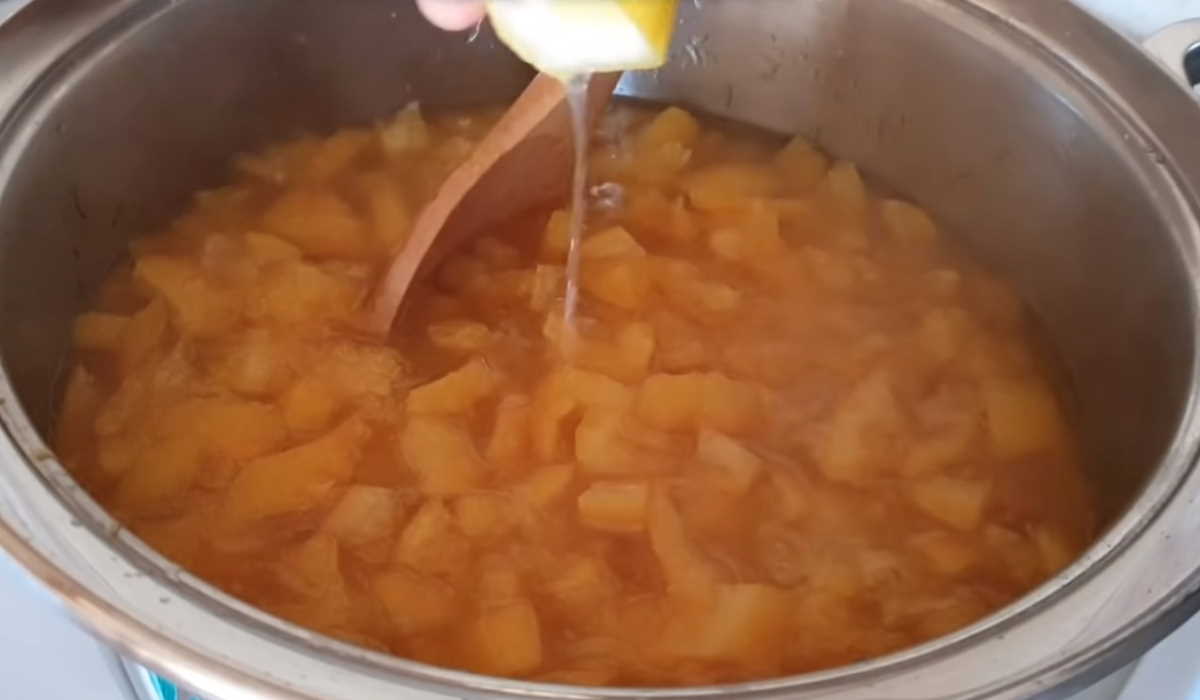 апельсиновый джем без блендера