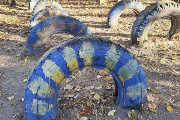 Старый дворник горюет, что теперь нельзя мастерить лебедей из автомобильных шин