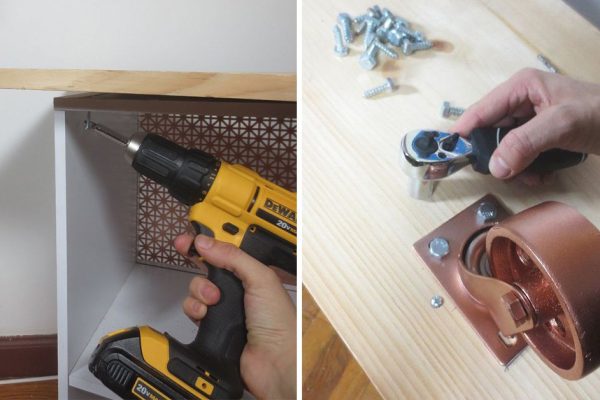 Только глянь, что смастерила эта барышня из старой полки… Вот так вещь, глаз не отвести!