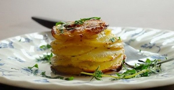 башенки из картофеля