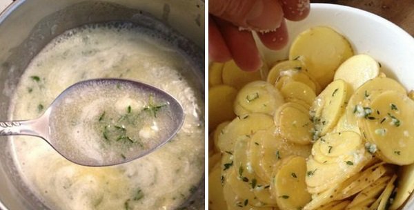 башенки из картофеля