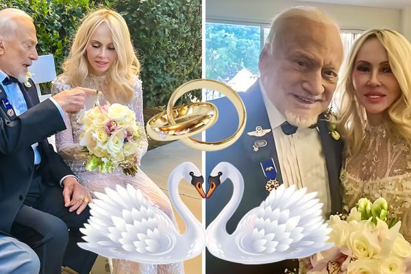 Участник первой высадки на Луну, 93-летний Базз Олдрин, женился, счастливчик