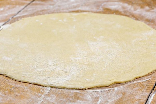 Рецепт бездрожжевого теста для пиццы