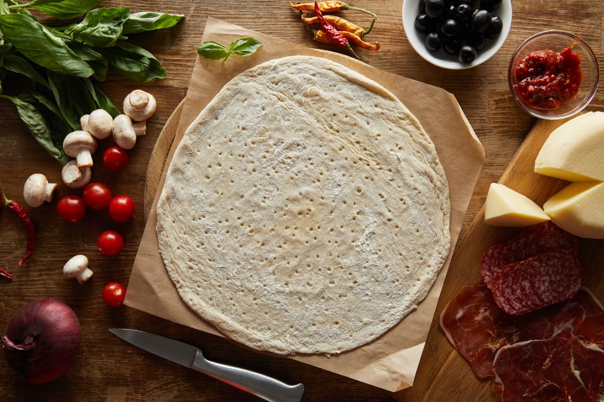Рецепт «живого» теста для пиццы прямиком из весенней Италии Кулинария,Глютен,Диета,Пицца,Рецепты,Тесто