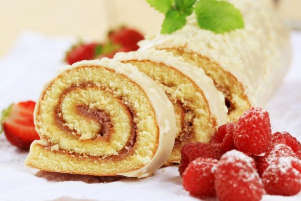 Рецепт бисквитного рулета