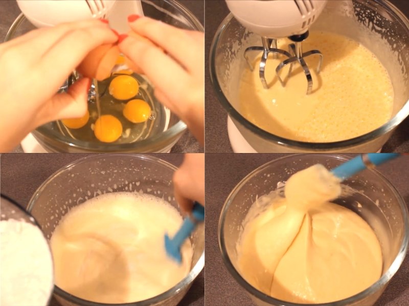 приготовление бисквитного рулета в домашних условиях