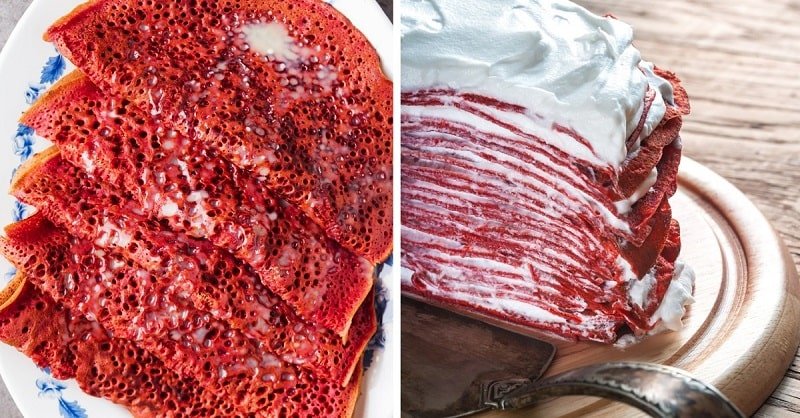 Инструкция по приготовлению блинного торта «Красный бархат»