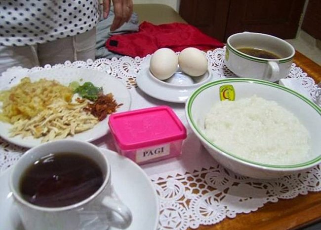 больничная еда в индонезии