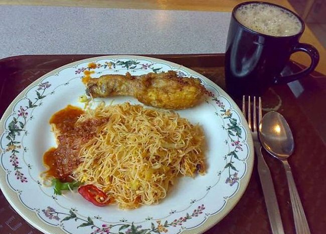 больничная еда в малайзии