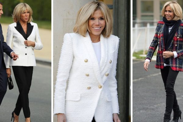 Почему Брижит Макрон носит брючные костюмы