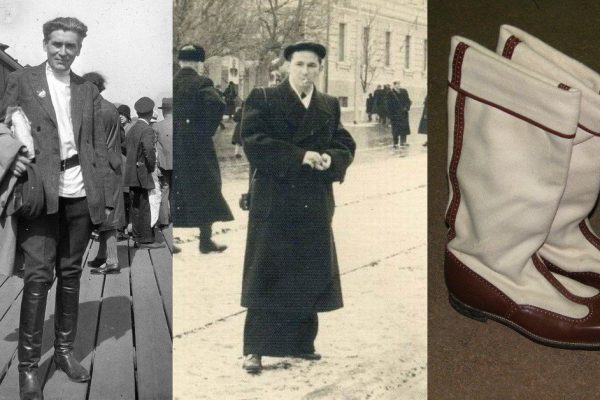 Красиво было на Западе, а советские мужчины не модничали, но всегда были чисто выбриты, зимой носили меховые шапки из каракуля и цигейки