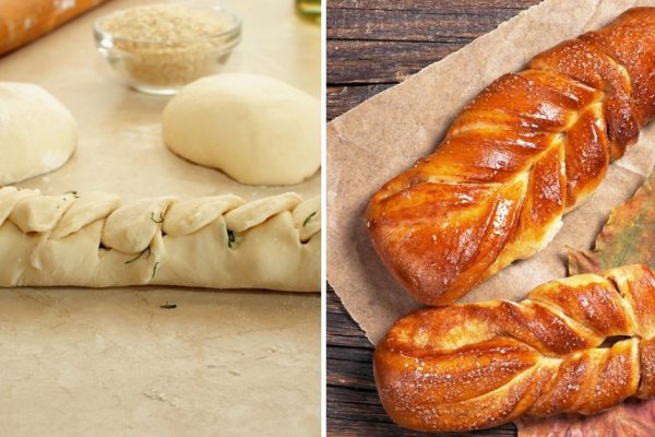 Инструкция по приготовлению булочек-плетенок