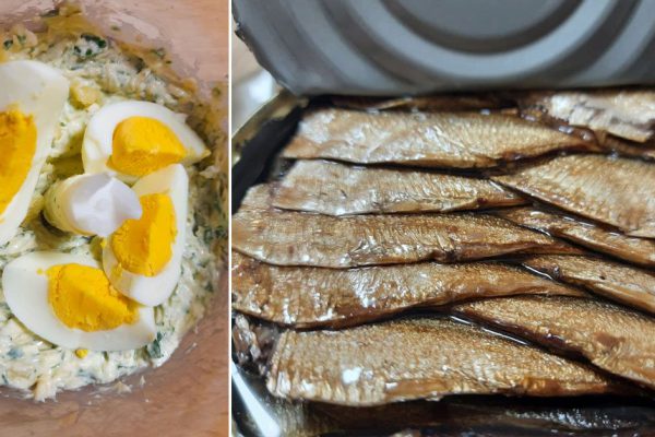 Больше не делаю обычные бутерброды со шпротами, масло не перевожу, для толпы гостей нужен более сытный вариант