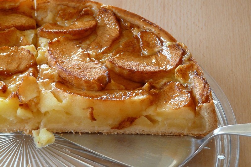 Пирог с яблоками по французскому рецепту