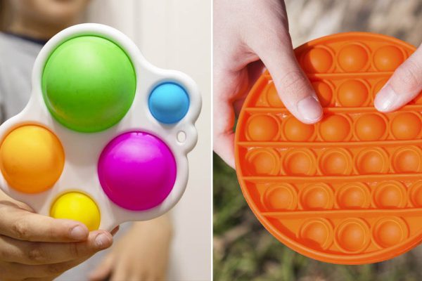 Внучка с ума сходит по новым игрушкам, разобралась, в чём разница между симпл-димплом и поп-итом