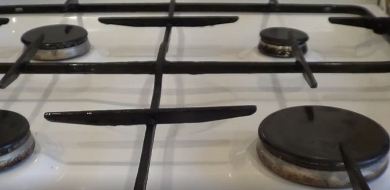 жир на решетке для жарки