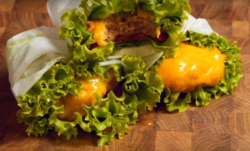 гамбургер из помидоров