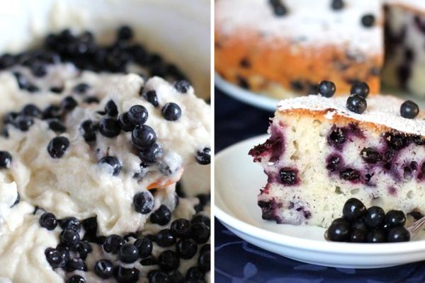 Как приготовить черничный пирог в мультиварке