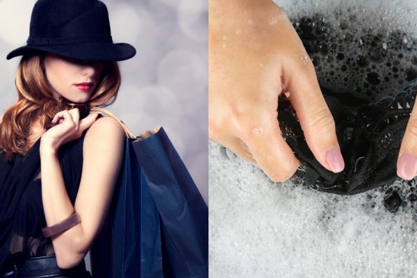 Как правильно стирать одежду черного цвета