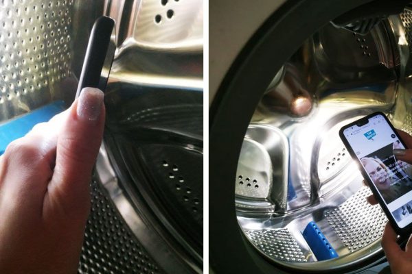 Засовываю голову в барабан стиральной машины и свечу себе фонариком, стиралка служит уже 14 лет без поломок