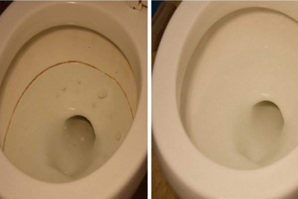 Как очистить унитаз с помощью лишь 2 натуральных компонентов.