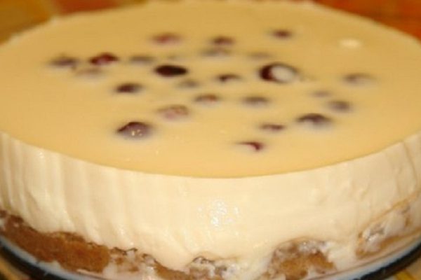 Элегантный чизкейк без выпечки со сгущенкой часто готовлю летом