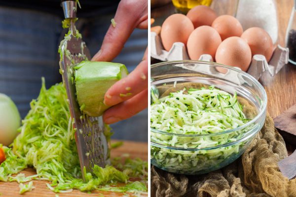 Рецепт закуски из тертых кабачков