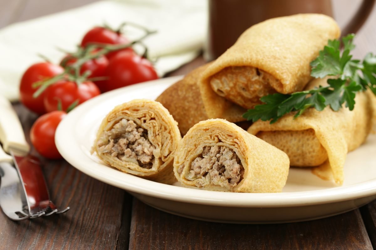 тонкие блины с картофелем