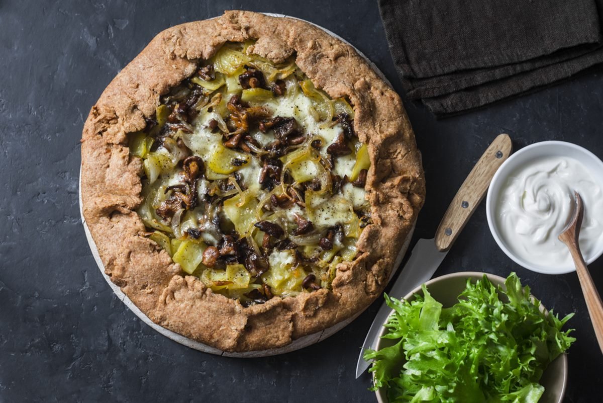 пирог с пюре